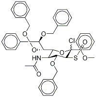 Methyl 5-acetamido-4,7,8,9-tetra-O-benzyl-2-chloro-2,3,5-trideoxy-3-phenylthio-D-erytho-L-gluco-2-nonulopyranosonate CAS#: 120308-52-3