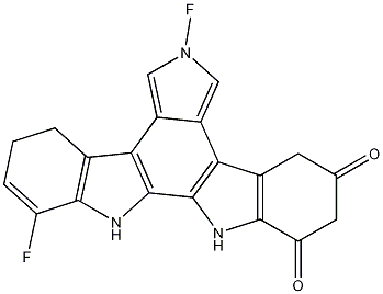 12,13-Dihydro-2,10-difluoro-5H-Indolo[2,3-a]pyrrolo[3,4-c]carbazole-5,7(6H)-dione CAS#: 152628-19-8