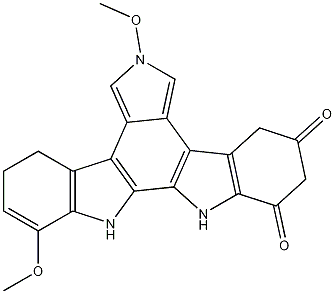 12,13-Dihydro-2,10-dimethoxy-5H-Indolo[2,3-a]pyrrolo[3,4-c]carbazole-5,7(6H)-dione CAS#: 118458-57-4