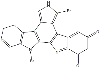 12,13-Dihydro-3,9-dibromo-5H-Indolo[2,3-a]pyrrolo[3,4-c]carbazole-5,7(6H)-dione CAS#: 118458-61-0