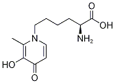 (αS)-α-Amino-3-hydroxy-2-methyl-4-oxo-1(4H)-pyridinehexanoic acid CAS#: 121502-04-3