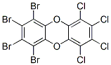 1,2,3,4-Tetrabromo-6,7,8,9-tetrachlorodibenzo(b,e)(1,4)dioxin CAS#: 124728-12-7