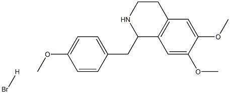 1,2,3,4-Tetrahydro-6,7-diMethoxy-1-(p-Methoxybenzyl)isoquinoline HydrobroMide CAS#: 31804-72-5
