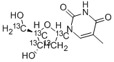 [1',2',3',4',5'-13C5]THYMIDINE CAS#: 156968-81-9