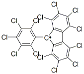 1,2,3,4,5,6,7,8-Octachloro-9-(pentachlorophenyl)-9H-fluoren-9-ylradical CAS#: 32390-14-0