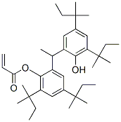 2-[1-(2-Hydroxy-3,5-di-tert-pentylphenyl)ethyl]-4,6-di-tert-pentylphenyl acrylate  CAS#: 123968-25-2