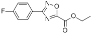 1,2,4-OXADIAZOLE-5-CARBOXYLIC ACID, 3-(4-FLUOROPHENYL)-, ETHYL ESTER CAS#: 163719-81-1
