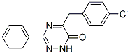 1,2,4-Triazin-6(1H)-one, 5-[(4-chlorophenyl)methyl]-3-phenyl- CAS#: 40108-65-4