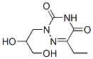 1,2,4-Triazine-3,5(2H,4H)-dione, 2-(2,3-dihydroxypropyl)-6-ethyl- (9CI) CAS#: 170872-51-2