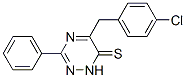 1,2,4-Triazine-6(1H)-thione, 5-[(4-chlorophenyl)methyl]-3-phenyl- CAS#: 127525-52-4