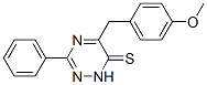 1,2,4-Triazine-6(1H)-thione, 5-[(4-methoxyphenyl)methyl]-3-phenyl- CAS#: 127525-51-3