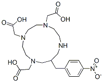 12(4-nitrobenzyl)-1,4,7,10-tetraazacyclotridecane-1,4,7-triacetic acid CAS#: 128924-92-5