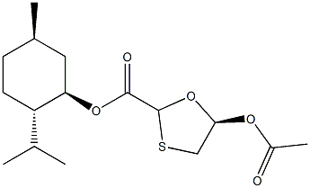 1,2,5-Menthyl-5(S)-acetoxy-[1,3]-oxathiolene-2-(R)-carboxylate CAS#: 147126-65-6