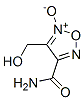 1,2,5-Oxadiazole-3-carboxamide, 4-(hydroxymethyl)-, 5-oxide (9CI) CAS#: 158590-74-0