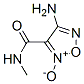 1,2,5-Oxadiazole-3-carboxamide,4-amino-N-methyl-,2-oxide(9CI) CAS#: 164926-70-9