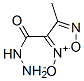 1,2,5-Oxadiazole-3-carboxylic acid, 4-methyl-, hydrazide, 2-oxide CAS#: 37895-47-9