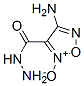1,2,5-Oxadiazole-3-carboxylicacid,4-amino-,hydrazide,2-oxide(9CI) CAS#: 168332-40-9