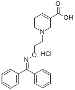 1,2,5,6-TETRAHYDRO-1-[2-[[(DIPHENYLMETHYLENE)AMINO]OXY]ETHYL]-3-PYRIDINECARBOXYLIC ACID HYDROCHLORIDE CAS#: 145645-62-1