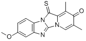 8-Methoxy-1,3-dimethyl-12-thioxo-pyrido[123,4]imidazo[1,2-a]benzimidazol-2-(12H)-one CAS#: 125656-82-8