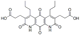 1,2,5,8,9,10-Hexahydro-2,5,8,10-tetraoxo-4,6-dipropylpyrido[3,2-g]quinoline-3,7-dipropanoic acid CAS#: 119623-82-4