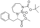 1,2,7-THIADIAZEPINE-2(3H)-ACETIC ACID, 7-[(1,1-DIMETHYLETHOXY)CARBONYL]-6,7-DIHYDRO-ALPHA-(PHENYLMETHYL)-, METHYL ESTER, 1,1-DIOXIDE,-(ALPHAS) CAS#: 323178-29-6