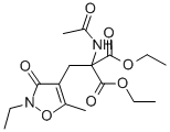 ETHYL 2-ACETAMIDO-2-ETHOXYCARBONYL-3-(2-ETHYL-5-METHYL-3-OXOISOXAZOLIN-4-YL)PROPIONATE CAS#: 127020-33-1