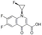 3-Quinolinecarboxylic acid, 6,7-difluoro-1-(2-fluorocyclopropyl)-1,4-dihydro-4-oxo-, cis-(+)- (9CI) CAS#: 127199-00-2