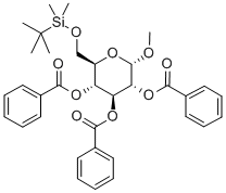 Methyl-6-O-(tert.-butyldimethylsilyl)-2,3,4-tri-O-benzoyl-α-D-glucopyranoside CAS#: 128142-70-1