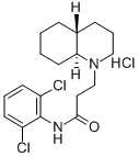 1(2H)-Quinolinepropanamide, N-(2,6-dichlorophenyl)octahydro-, monohydr ochloride, trans- CAS#: 39493-95-3