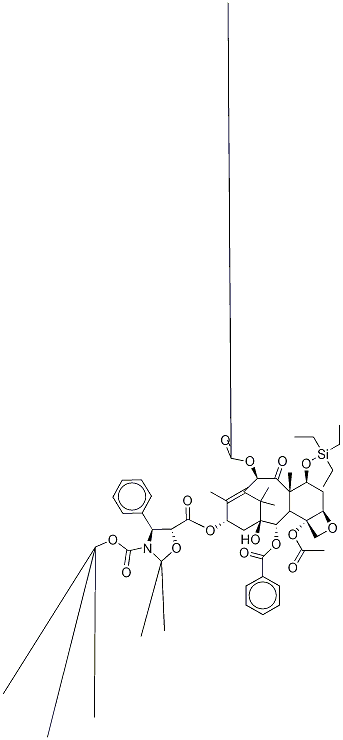13-{[(3-N-Boc)-2,2-dimethyl-4S-phenyl-1,3-oxazolidin-5R-yl]formyl}-7-O-(triethylsilyl) Baccatin III CAS#: 143527-71-3