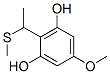 1,3-Benzenediol, 5-methoxy-2-[1-(methylthio)ethyl]- (9CI) CAS#: 346406-89-1