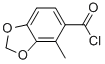 1,3-Benzodioxole-5-carbonylchloride,4-methyl-(9CI) CAS#: 144934-70-3
