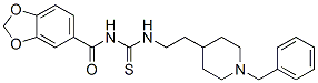1,3-Benzodioxole-5-carboxamide, N-(((2-(1-(phenylmethyl)-4-piperdinyl) ethyl)amino)thioxomethyl)- CAS#: 145232-89-9