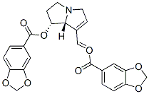 1,3-Benzodioxole-5-carboxylic acid, 7-(((1,3-benzodioxol-5-ylcarbonyl) oxy)methyl)-2,3,5,7a-tetrahydro-1H-pyrrolizin-1-yl ester, (1R-trans)- CAS#: 39818-13-8