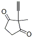 1,3-Cyclopentanedione, 2-ethynyl-2-methyl- (9CI) CAS#: 138768-00-0
