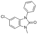 1,3-Dihydro-5-chloro-1-methyl-3-phenyl-2H-benzimidazol-2-one CAS#: 37385-92-5