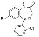 1,3-Dihydro-7-bromo-5-(2-chlorophenyl)-1,3-dimethyl-2H-1,4-benzodiazep in-2-one CAS#: 129178-92-3