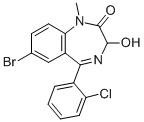 1,3-Dihydro-7-bromo-5-(2-chlorophenyl)-3-hydroxy-1-methyl-2H-1,4-benzo diazepin-2-one CAS#: 129166-25-2