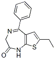 1,3-Dihydro-7-ethyl-5-phenyl-2H-thieno[2,3-e]-1,4-diazepin-2-one CAS#: 39227-95-7