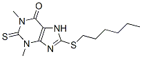 1,3-Dimethyl-2,7-dihydro-8-(hexylthio)-2-thioxo-1H-purin-6(3H)-one CAS#: 4869-71-0