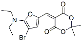 1,3-Dioxane-4,6-dione,  5-[[4-bromo-5-(diethylamino)-2-furanyl]methylene]-2,2-dimethyl- CAS#: 164399-42-2