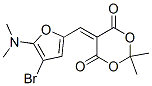 1,3-Dioxane-4,6-dione,  5-[[4-bromo-5-(dimethylamino)-2-furanyl]methylene]-2,2-dimethyl- CAS#: 164399-41-1
