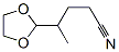 1,3-Dioxolane-2-butanenitrile, -gamma--methyl- CAS#: 3619-42-9