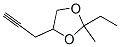 1,3-Dioxolane, 2-ethyl-2-methyl-4-(2-propynyl)- (9CI) CAS#: 31457-56-4