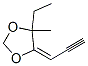 1,3-Dioxolane, 4-ethyl-4-methyl-5-(2-propynylidene)- (7CI,8CI) CAS#: 3357-83-3
