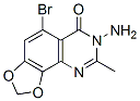 1,3-Dioxolo[4,5-h]quinazolin-6(7H)-one,  7-amino-5-bromo-8-methyl- CAS#: 114722-50-8
