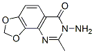 1,3-Dioxolo[4,5-h]quinazolin-6(7H)-one,  7-amino-8-methyl- CAS#: 114983-18-5