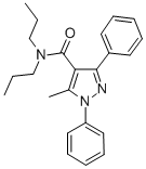 1,3-Diphenyl-N,N-dipropyl-5-methyl-1H-pyrazole-4-carboxamide CAS#: 125103-46-0