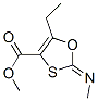 1,3-Oxathiole-4-carboxylicacid,5-ethyl-2-(methylimino)-,methylester(9CI) CAS#: 145627-56-1