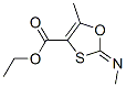1,3-Oxathiole-4-carboxylicacid,5-methyl-2-(methylimino)-,ethylester(9CI) CAS#: 145627-51-6